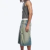 Void Mid Rise Loose Long Denim Shorts – Honey Blue – Light Blue Void Mid Rise Loose Long Denim Shorts – Honey Blue – Light Blue