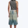 Void Mid Rise Loose Long Denim Shorts – Honey Blue – Light Blue Void Mid Rise Loose Long Denim Shorts – Honey Blue – Light Blue