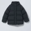 Waisted Puffer Jacket – Dark Blue Waisted Puffer Jacket – Dark Blue