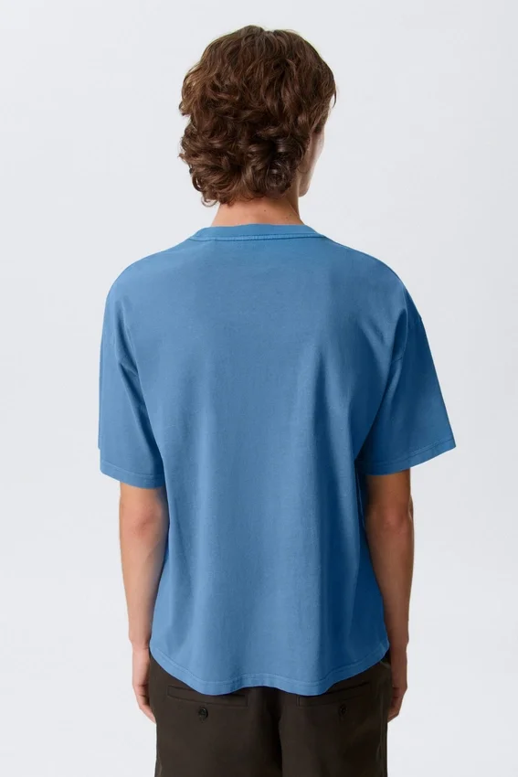 Washed Blue Loose Boxy T-Shirt – Washed Blue Washed Blue Loose Boxy T-Shirt – Washed Blue