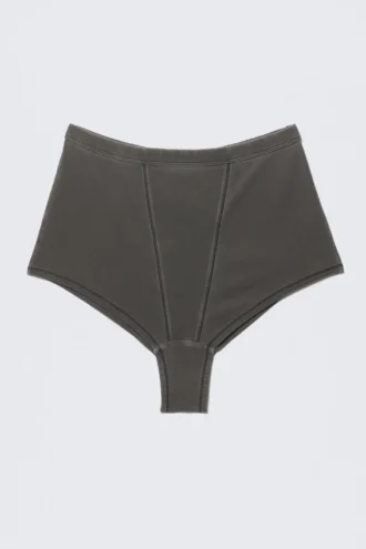Washed Cotton Boxer Briefs – Washed Black