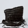 Washed Denim Multi Zip Bag – Black Washed Denim Multi Zip Bag – Black