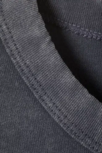 Washed Fitted T-Shirt – Bleach Washed Dusty Blue