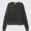 Washed Oversized Boxy Sweater – Washed Black Washed Oversized Boxy Sweater – Washed Black
