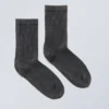 Washed Print Sport Socks – Washed Black