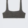 Washed Scooped Soft Bra – Washed Black Washed Scooped Soft Bra – Washed Black