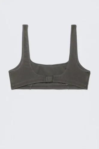 Washed Scooped Soft Bra – Washed Black Washed Scooped Soft Bra – Washed Black