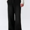 Washed Scuba Sweatpants – Black Washed Scuba Sweatpants – Black
