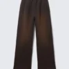 Washed Scuba Sweatpants – Washed Dark Brown Washed Scuba Sweatpants – Washed Dark Brown