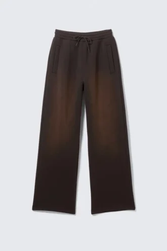 Washed Scuba Sweatpants – Washed Dark Brown