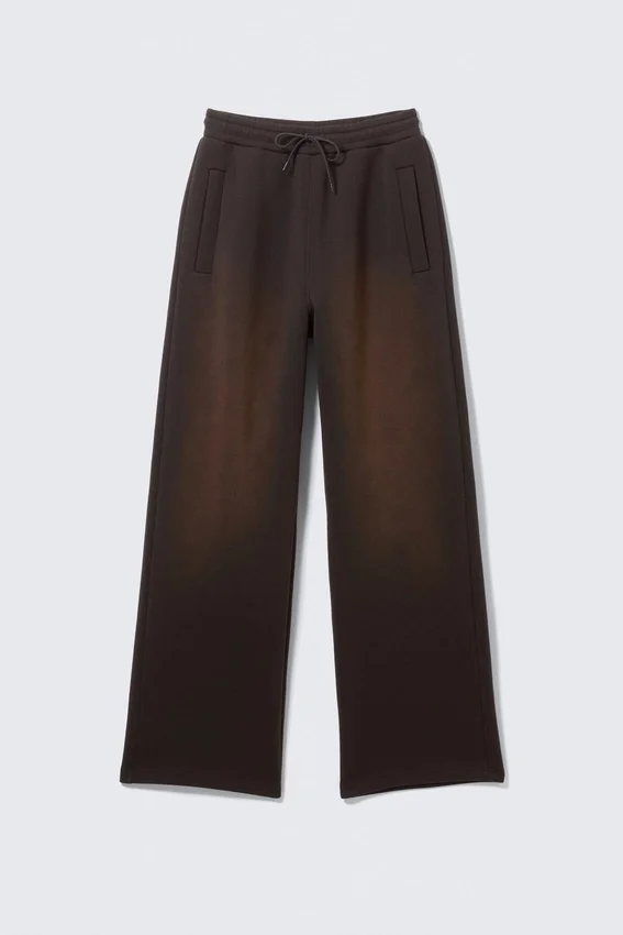 Washed Scuba Sweatpants – Washed Dark Brown Washed Scuba Sweatpants – Washed Dark Brown