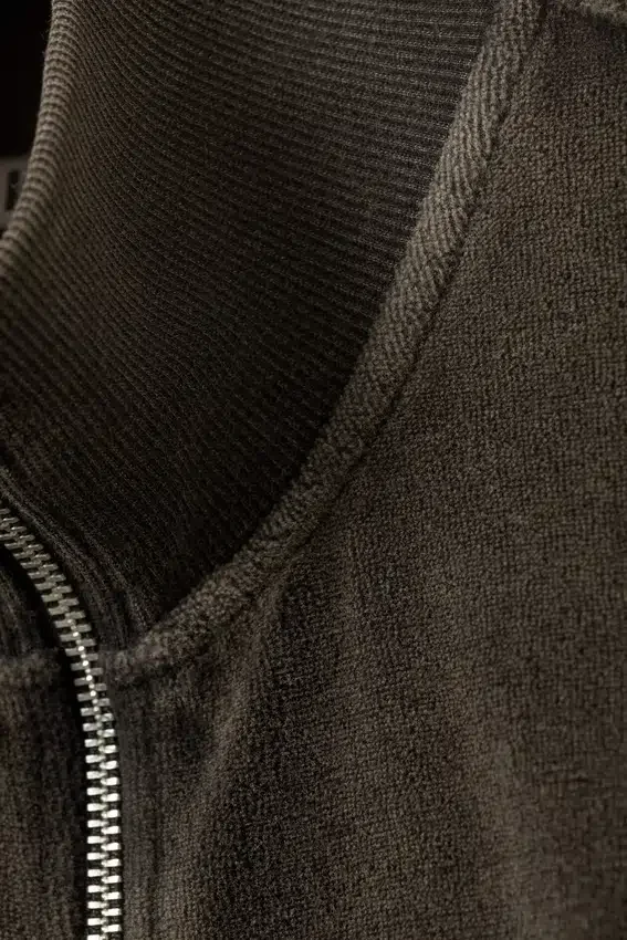 Washed Velvet Mini Jacket – Washed Black Washed Velvet Mini Jacket – Washed Black