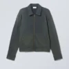 Washed Zip Jacket – Washed Dark Blue Washed Zip Jacket – Washed Dark Blue