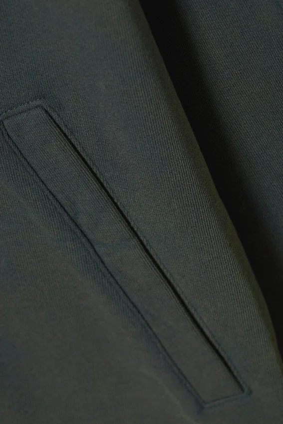 Washed Zip Jacket – Washed Dark Blue Washed Zip Jacket – Washed Dark Blue
