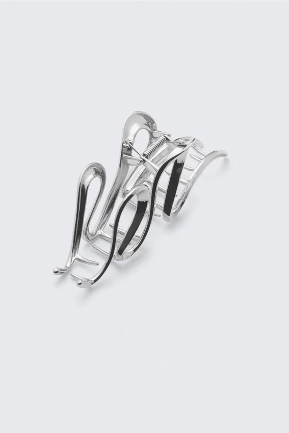 Wavy Hair Clip – Silver Wavy Hair Clip – Silver