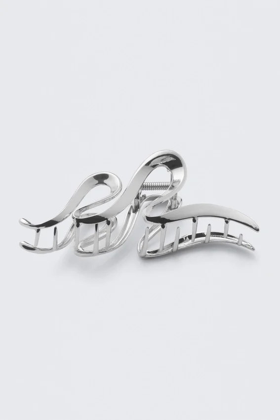 Wavy Hair Clip – Silver Wavy Hair Clip – Silver