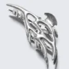 Wavy Hair Clip – Silver Tribal Wavy Hair Clip – Silver Tribal