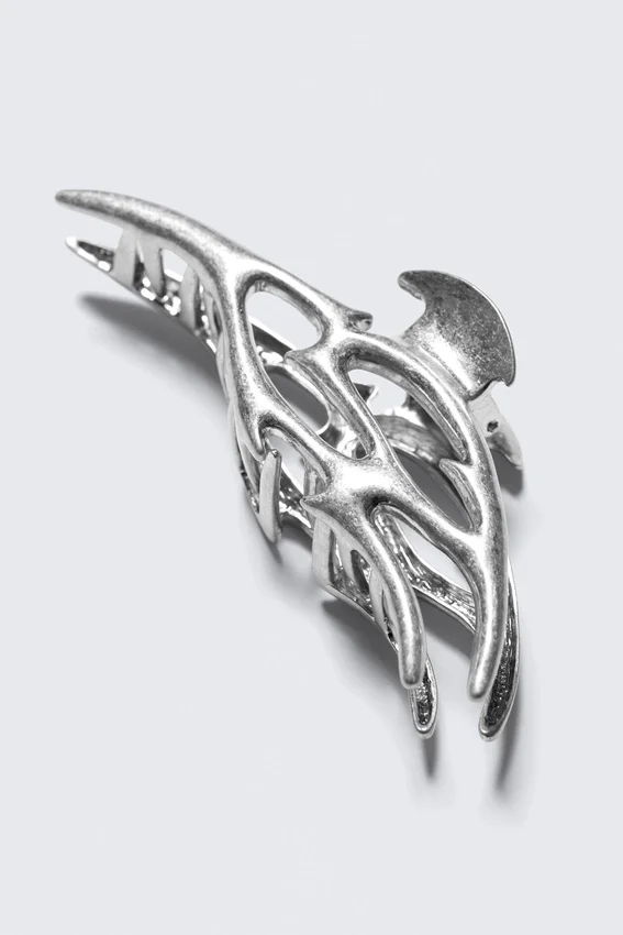 Wavy Hair Clip – Silver Tribal Wavy Hair Clip – Silver Tribal