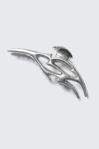 Wavy Hair Clip – Silver Tribal Wavy Hair Clip – Silver Tribal