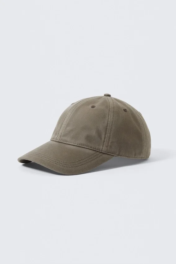 Waxed Cotton Baseball Cap – Dark Mole Waxed Cotton Baseball Cap – Dark Mole