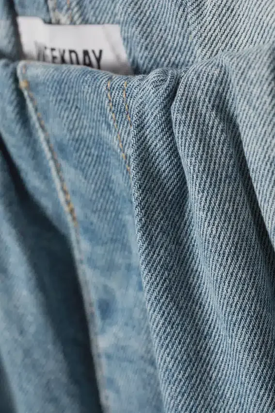 Wide Baggy Denim Joggers – Tide Blue Wide Baggy Denim Joggers – Tide Blue