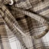 Wide Flannel Pyjama Trousers – Checked Beige Wide Flannel Pyjama Trousers – Checked Beige