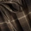 Wide Flannel Pyjama Trousers – Checked Dark Brown Wide Flannel Pyjama Trousers – Checked Dark Brown