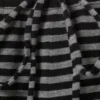 Wide-Leg Pull-On Lyocell Trousers – Black & Grey Stripes Wide-Leg Pull-On Lyocell Trousers – Black & Grey Stripes