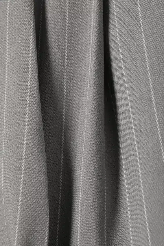 Wide Leg Trousers – Striped Grey Wide Leg Trousers – Striped Grey