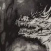 Wide Oversized Printed T-Shirt – Black – Dragon Wide Oversized Printed T-Shirt – Black – Dragon