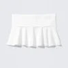 Wide Waist Cotton Mini Skirt – White Wide Waist Cotton Mini Skirt – White