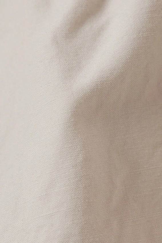 Wide Washed Pull-On Shorts – Light Beige Wide Washed Pull-On Shorts – Light Beige