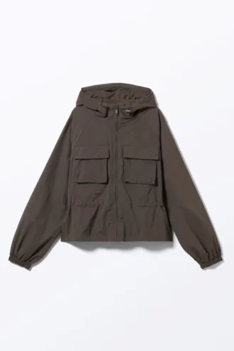 Windbreaker Nylon Jacket – Dark Grey