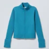 Winona Zip Cardigan – Bright Blue Winona Zip Cardigan – Bright Blue