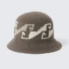 Woven Jacquard Bucket Hat – Dark Mole Woven Jacquard Bucket Hat – Dark Mole