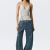 Wrap Halter Top – Grey Melange Wrap Halter Top – Grey Melange