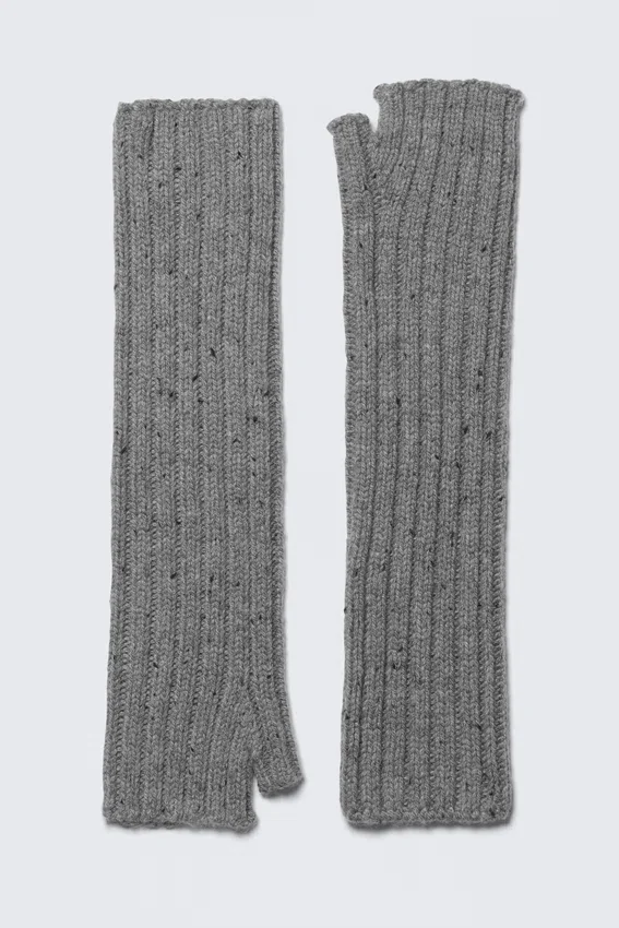 Wrist Warmers – Grey Melange Wrist Warmers – Grey Melange