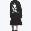 Yungblud Printed Oversized Sweatshirt – Off-Black Yungblud Printed Oversized Sweatshirt – Off-Black