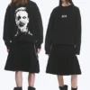 Yungblud Printed Oversized Sweatshirt – Off-Black Yungblud Printed Oversized Sweatshirt – Off-Black