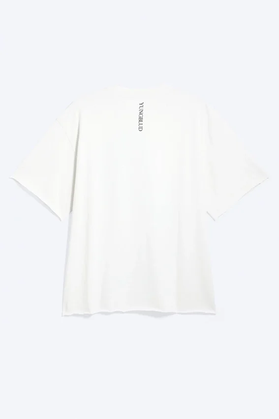 Yungblud Printed Oversized Tee – Off-White Yungblud Printed Oversized Tee – Off-White
