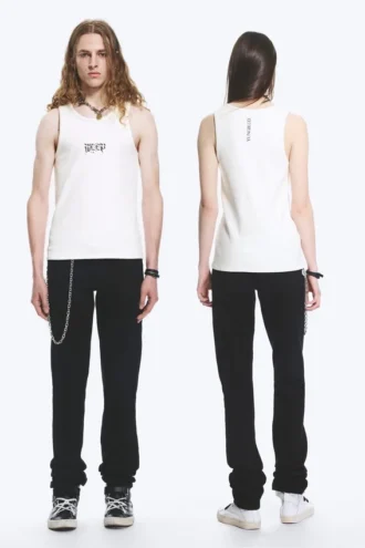 Yungblud Printed Tank Top – Off-White