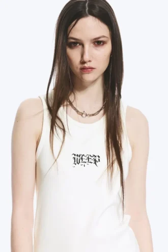 Yungblud Printed Tank Top – Off-White