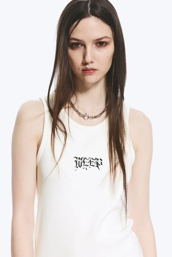 Yungblud Printed Tank Top – Off-White Yungblud Printed Tank Top – Off-White
