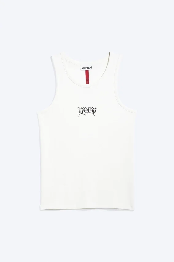 Yungblud Printed Tank Top – Off-White Yungblud Printed Tank Top – Off-White