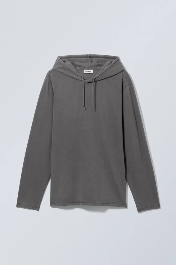 Zac Long Sleeve Hoodie – Dark Grey Zac Long Sleeve Hoodie – Dark Grey