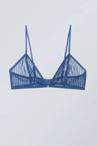 Zelda Lace Bralette – Blue