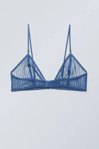 Zelda Lace Bralette – Blue