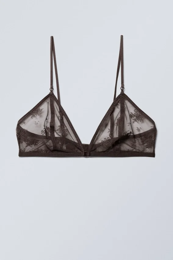 Zelda Lace Bralette – Dark Brown Zelda Lace Bralette – Dark Brown