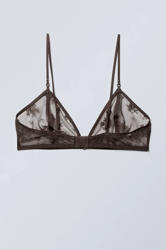 Zelda Lace Bralette – Dark Brown Zelda Lace Bralette – Dark Brown