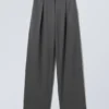 Zia Suit Trousers – Grey Pinstripe Zia Suit Trousers – Grey Pinstripe